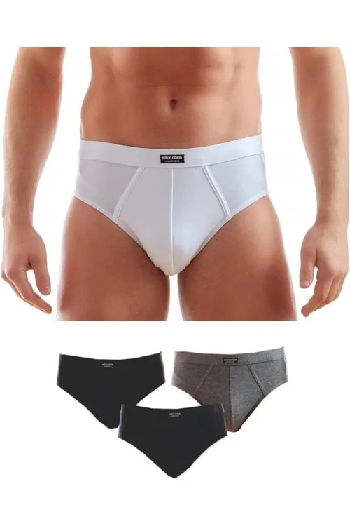 ENRICO COVERI culotte en coton stretch avec élastique recouvert