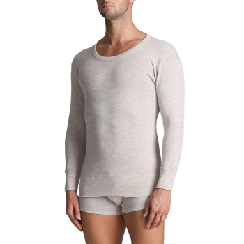 (3 Pcs) Men's long-sleeved sweater in wool blend - ALPINA