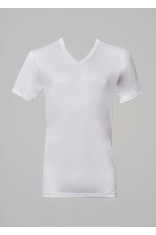 (3pcs) GICIPI lisle t-shirt with “V” neck - LadyC Intimo