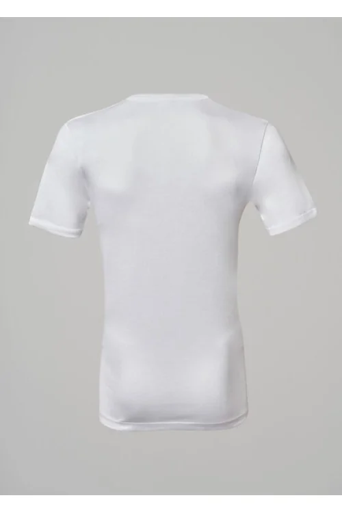 (3pz) T-shirt in filo di scozia GICIPI scollo a “V” - LadyC Intimo
