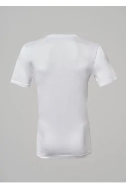 (3pcs) T-shirt fil d'Écosse GICIPI avec col en V - LADYC Sous-vêtements