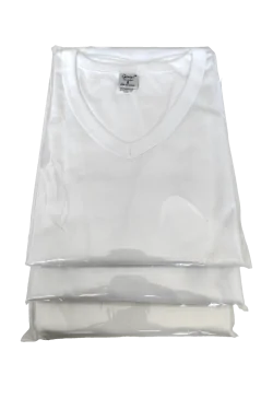 (3pcs) GICIPI lisle t-shirt with “V” neck - LadyC Intimo