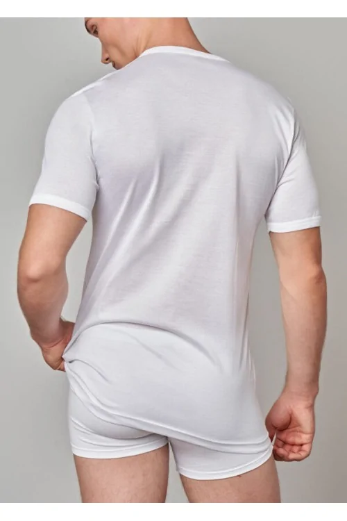 FILO DI SCOZIA - T-shirt ras du cou 100 % fil naturel
