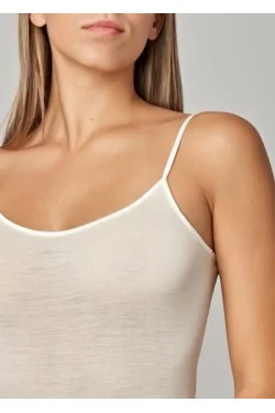 High quality women's simple wool and silk top