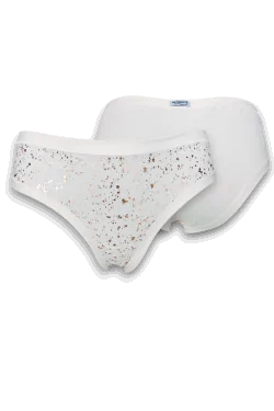 (3 piezas) Braguitas de moda para mujer y niña EMY en algodón brillante