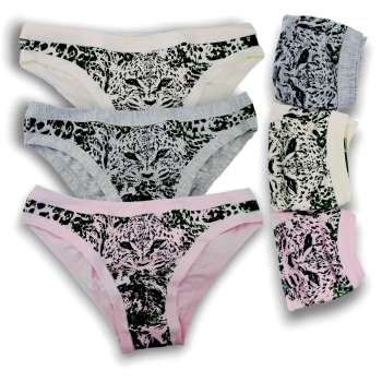 (3pcs) Women's/Girls' Fashion animalier Cotton Panties by...