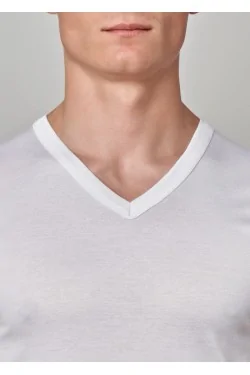 GICIPI Lisle-T-Shirt für Herren mit V-Ausschnitt 261