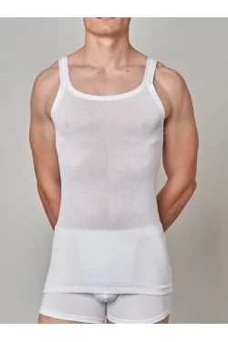 Débardeur en fil écossais pour homme – Épaules étroites et respirant