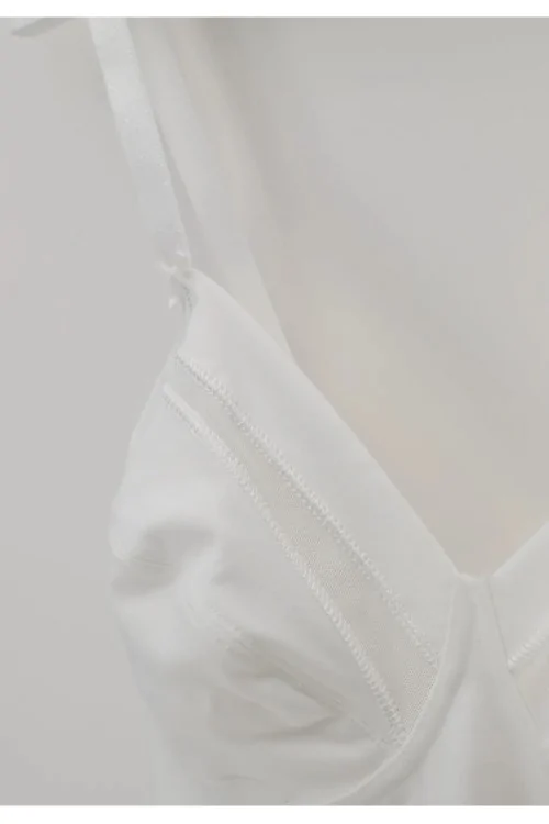 Belseno Lepel hautfreundlicher Baumwoll-Body ohne Bügel