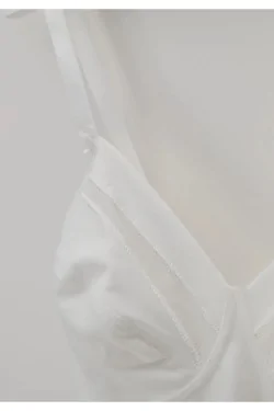 Belseno Lepel Skin Cotton Bodysuit Without Underwire