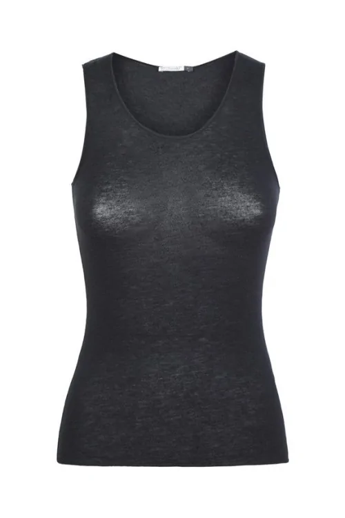 Camiseta sin mangas interior sencilla de modal+cachemira con cuello redondo Sublyme - LADYC