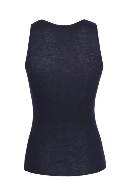 Débardeur sous-vêtement simple col rond modal+cachemire Sublyme - LADYC