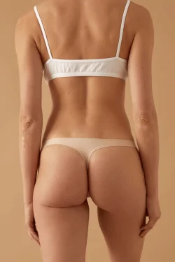 (3pcs) String invisible en coton stretch JADEA
