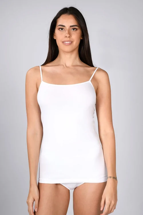 Haut basique en microfibre pour femme INTIMIDEA