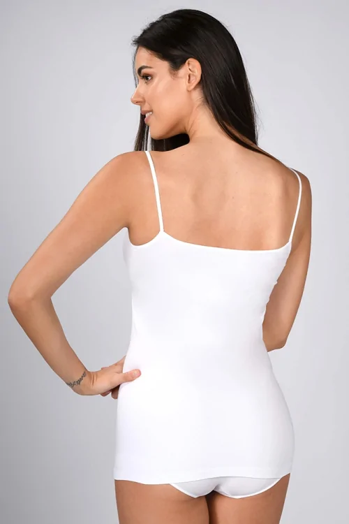 Haut basique en microfibre pour femme INTIMIDEA