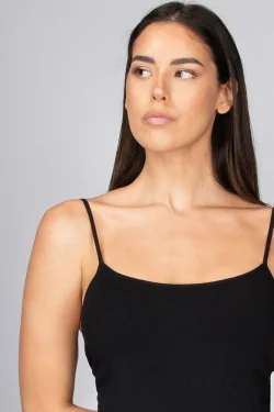 Haut basique en microfibre pour femme INTIMIDEA