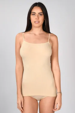 Haut basique en microfibre pour femme INTIMIDEA