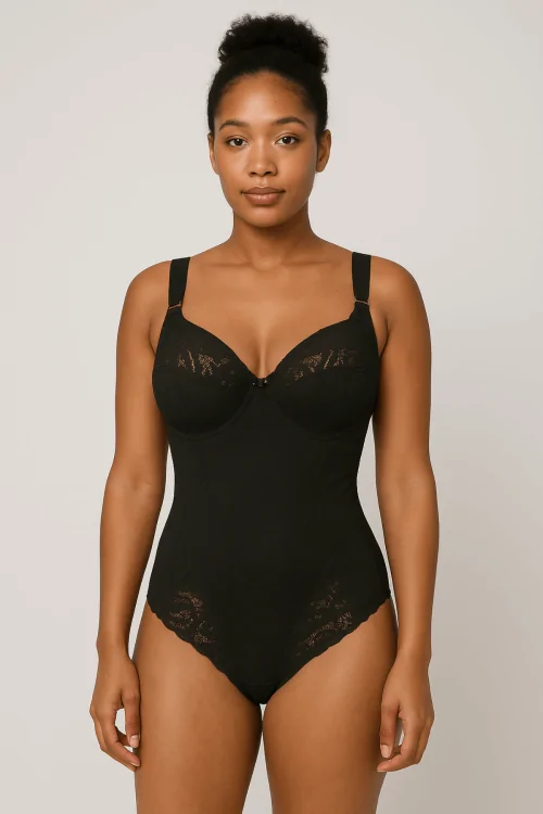 Body gainant en dentelle – Invisible et confortable