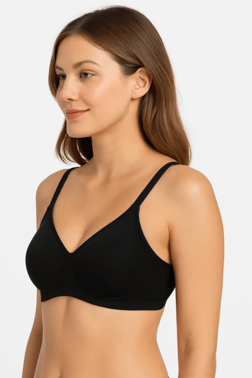 COTON PRÉFORMÉ - Soutien-gorge en coton stretch léger sans armatures