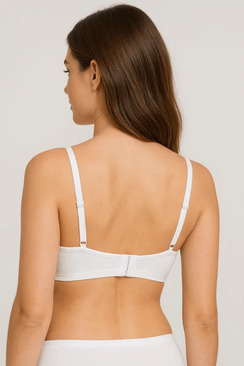 COTON PRÉFORMÉ - Soutien-gorge en coton stretch léger sans armatures