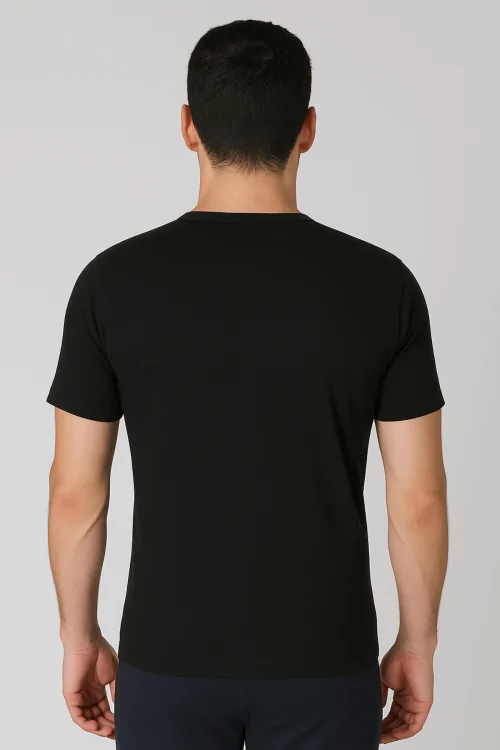 Herren-T-Shirt aus Baumwolle mit V-Ausschnitt – 3-teiliges Komfort-Set