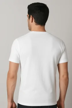 Camiseta de algodón con cuello redondo para hombre – 3 piezas cómodas