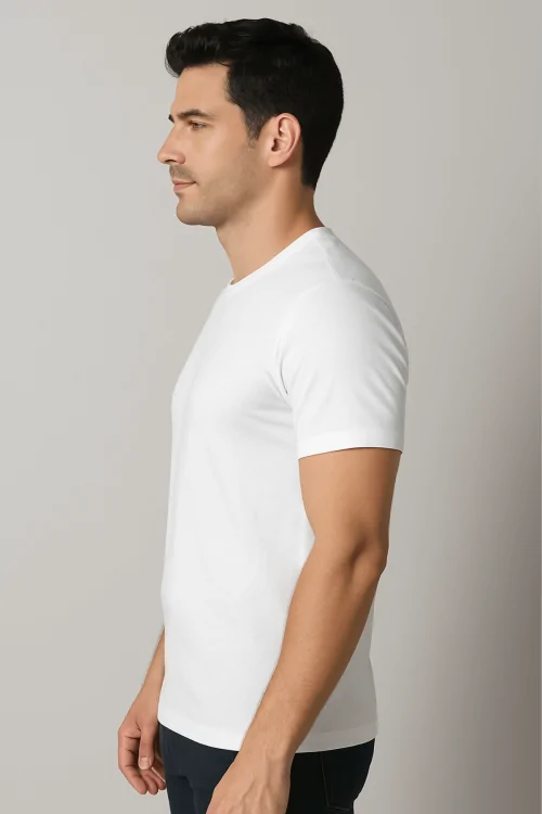 T-shirt en coton bi-élastique de haute qualité pour sous-vêtements pour hommes (3pcs) - LADYC