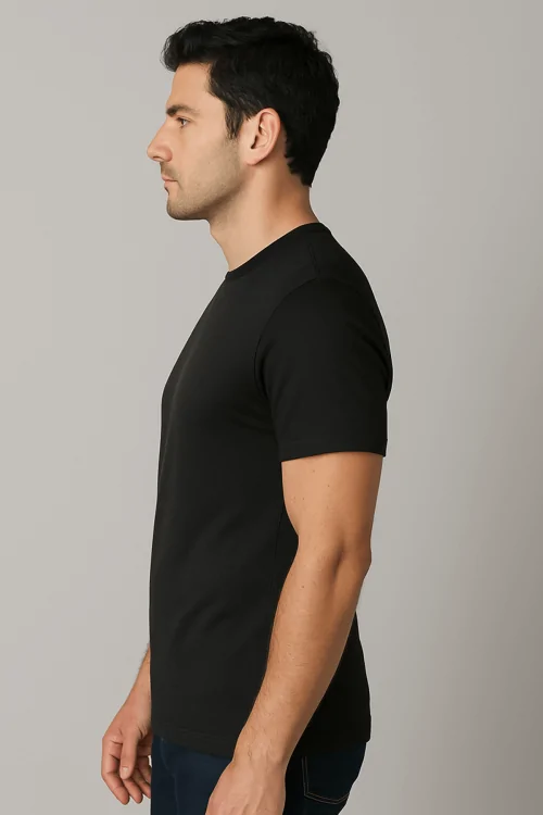 T-shirt en coton bi-élastique de haute qualité pour sous-vêtements pour hommes (3pcs) - LADYC