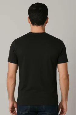 Camiseta de algodón con cuello redondo para hombre – 3 piezas cómodas
