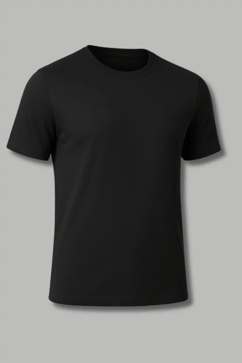 Camiseta de algodón con cuello redondo para hombre – 3 piezas cómodas