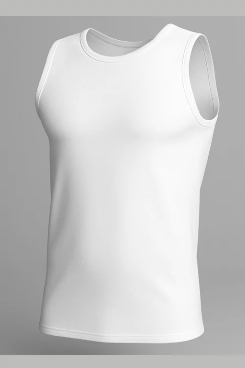 Camiseta sin mangas de algodón bielástico de alta calidad para hombre de Nottingham