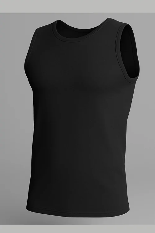 Camiseta sin mangas de algodón bielástico de alta calidad para hombre de Nottingham
