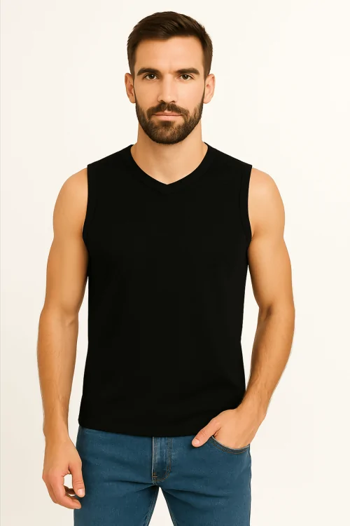 Smanicato uomo V invisibile – comfort sotto ogni maglia