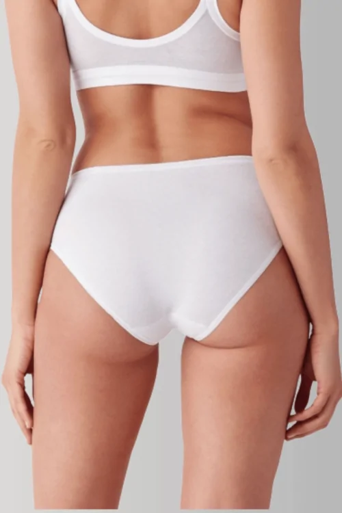 ALGODÓN BIELÁSTICO - Braguita Midi para Mujer con Elásticos Finos - (3 uds.)