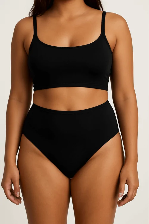 Culottes mi-longues femme en coton bi-élastique (3 pièces)