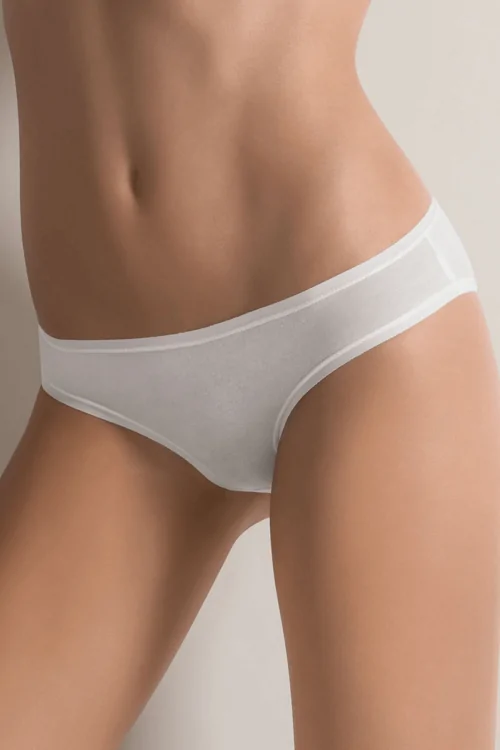 COTONE BIELASTICO- Slip Donna Vita Bassa con Elastici Sottili – (3 pz)