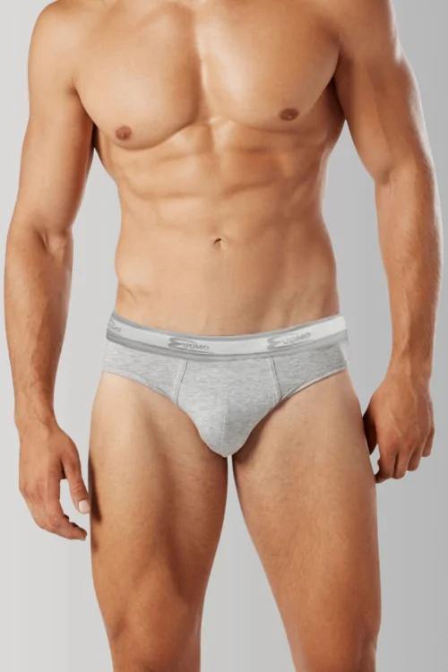 Lot de 3 paires de slips pour homme – Coton extensible résistant