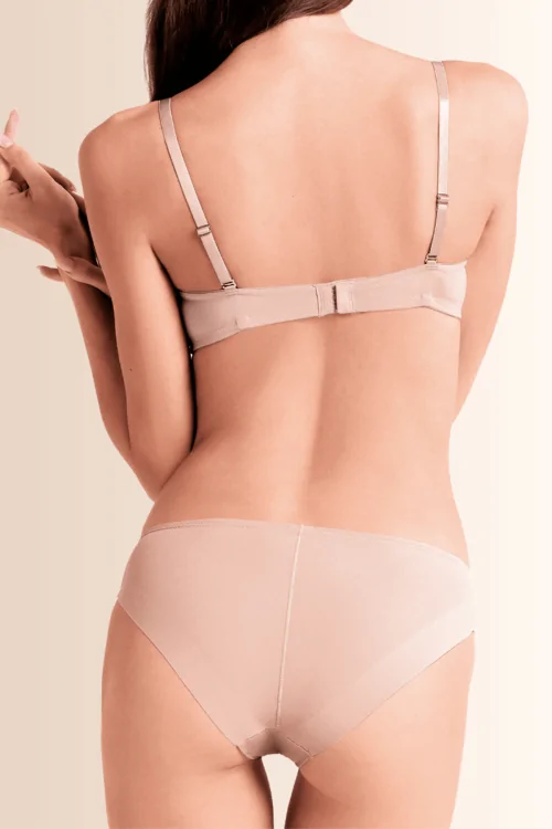 (3uds) LORMAR Braguita invisible microfibra Mousse - LADYC