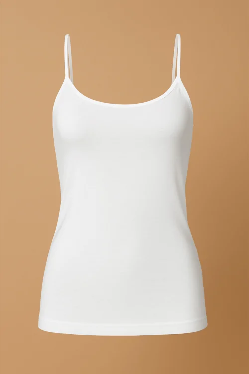 Camiseta de tirantes para mujer en 100 % algodón de Escocia ligero