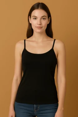 Camiseta de tirantes para mujer en 100 % algodón de Escocia ligero