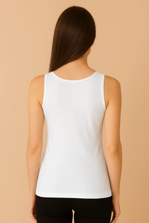 Débardeur en coton stretch – Ne marque pas sous les vêtements