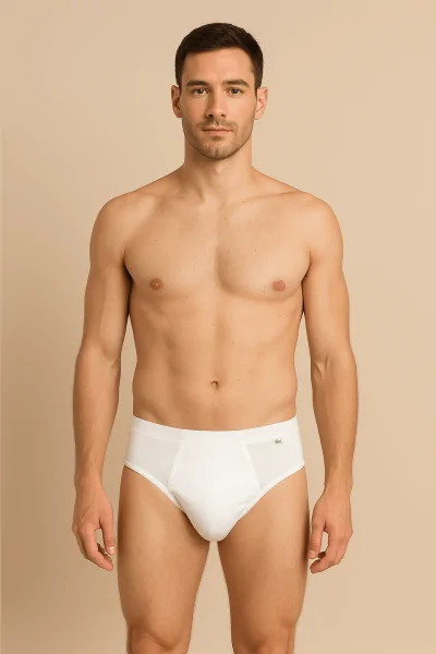 Calzoncillos medianos para hombre Ciellegi en hilo escocés - tallas calibradas