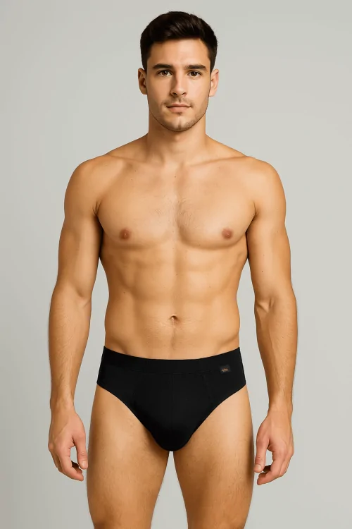Slip homme en fil écossais à haute élasticité - fond blanc ou foncé