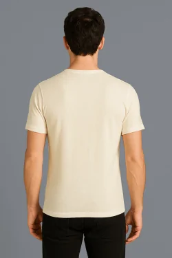 Men's wool and cotton underwear with pointed collar