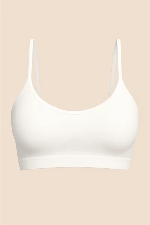 Nahtloser Damen-Mikrofaser-BH mit Polsterung