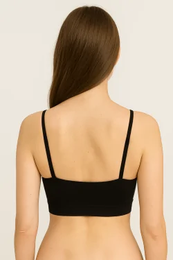 Brassiere donna in microfibra senza cuciture e imbottiture