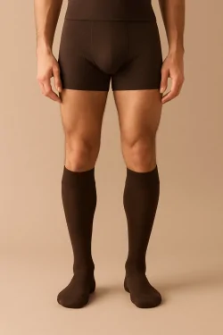 Herren-Kniestrümpfe aus Wolle und Nylon – zertifizierte Doppelschicht