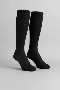 Lange Herrensocken aus schottischem Garn und Nylon – zertifizierte Doppelschicht