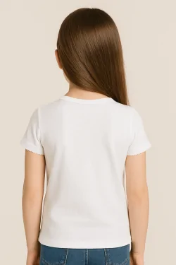 Baby girl's short-sleeved warm cotton sweater with bow – 3 pieces