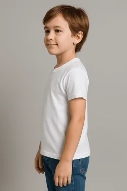 Baby's short-sleeved warm cotton crew neck sweater – 3 pieces